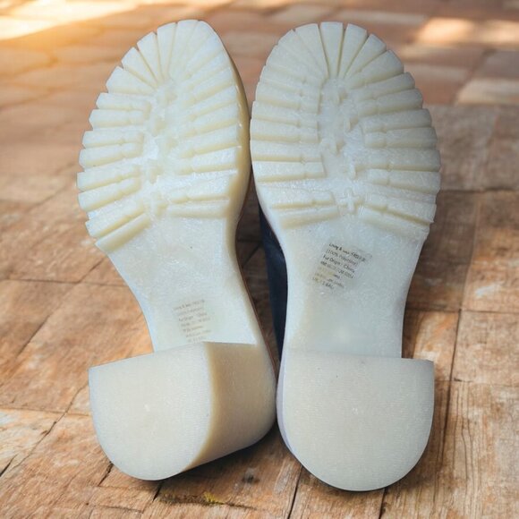 NWOT FREE PEOPLE (7.5 - 8) JAMES COZY Black Leather Faux Fur Mule - Picture 6 of 8